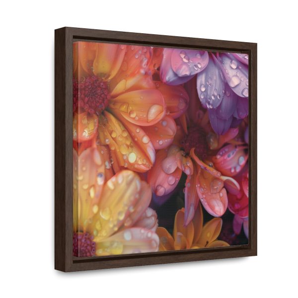 Bright Fantasy Floral 04 - Gallery Canvas Wraps, Square Frame - Image 22