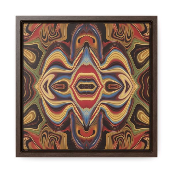 Lipnotic Kaleidoscope Background 03 - Gallery Canvas Wraps, Square Frame - Image 21