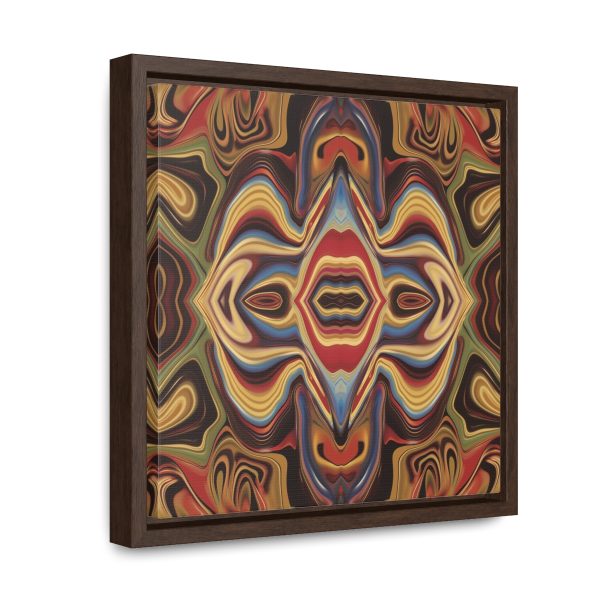 Lipnotic Kaleidoscope Background 03 - Gallery Canvas Wraps, Square Frame - Image 22