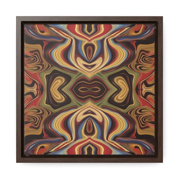 Lipnotic Kaleidoscope Background 04 - Gallery Canvas Wraps, Square Frame - Image 21