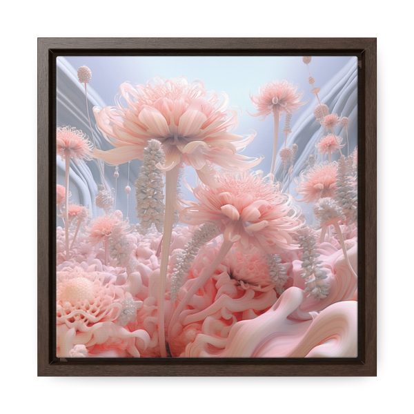 Foamy Floral Fusion 01 - Gallery Canvas Wraps, Square Frame - Image 21