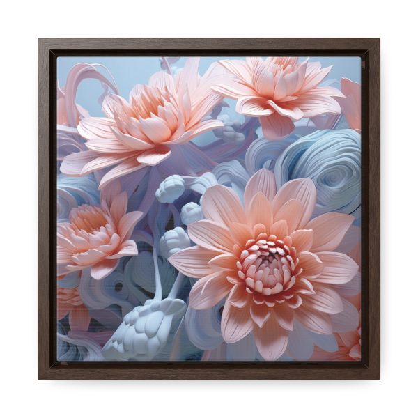 Foamy Floral Fusion 02 - Gallery Canvas Wraps, Square Frame - Image 21