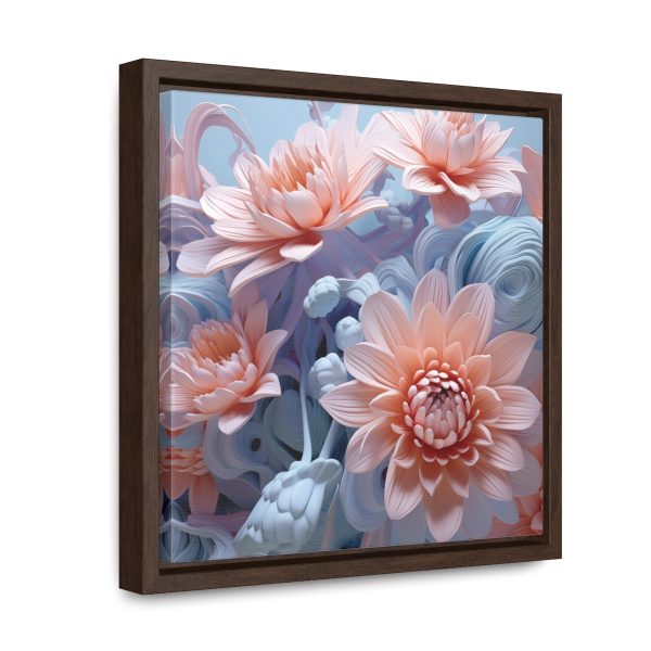 Foamy Floral Fusion 02 - Gallery Canvas Wraps, Square Frame - Image 22