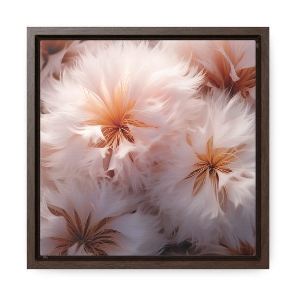 Soft Fantasy Feather Puffs - Gallery Canvas Wraps, Square Frame - Image 21