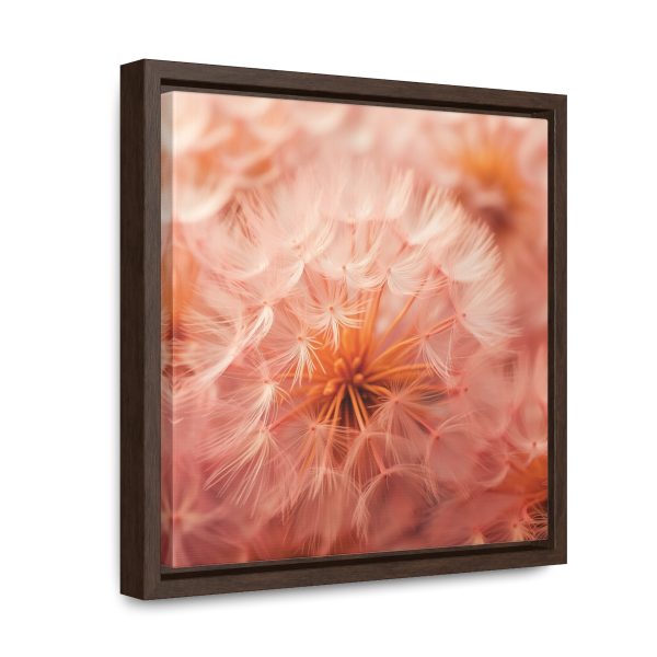 Lovely Fuzzy Fluff in Peach 01 - Gallery Canvas Wraps, Square Frame - Image 22