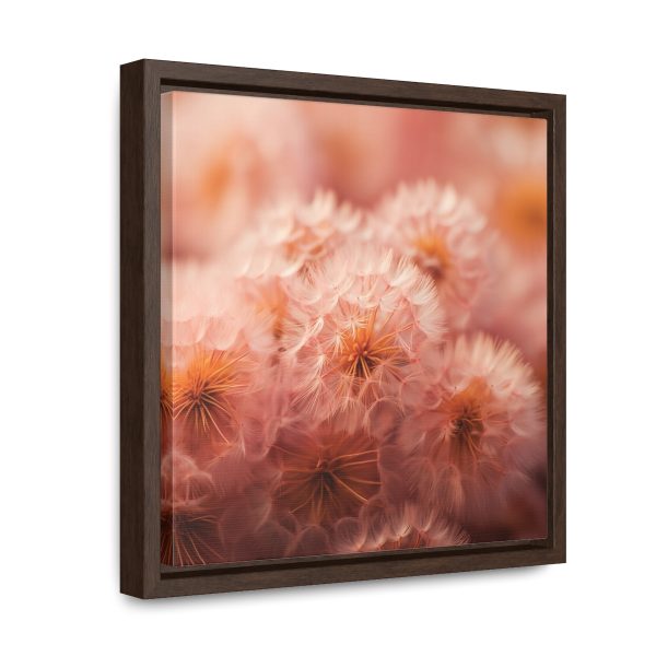 Lovely Fuzzy Fluff in Peach 02 - Gallery Canvas Wraps, Square Frame - Image 22