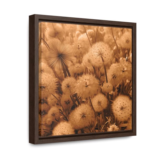 Dandelion Dream in Sunkissed Peach - Gallery Canvas Wraps, Square Frame - Image 22