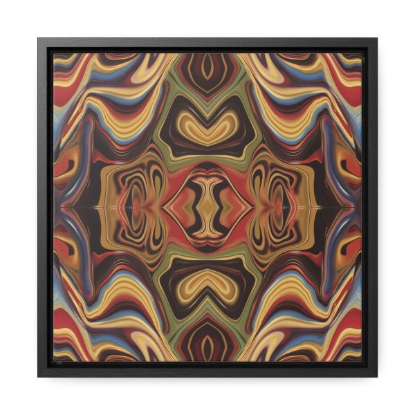 Lipnotic Kaleidoscope Background 02 - Gallery Canvas Wraps, Square Frame - Image 26