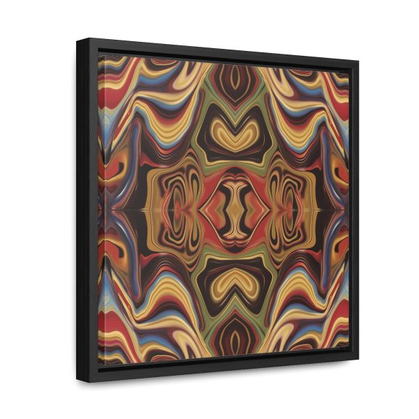 Lipnotic Kaleidoscope Background 02 - Gallery Canvas Wraps, Square Frame - Image 27