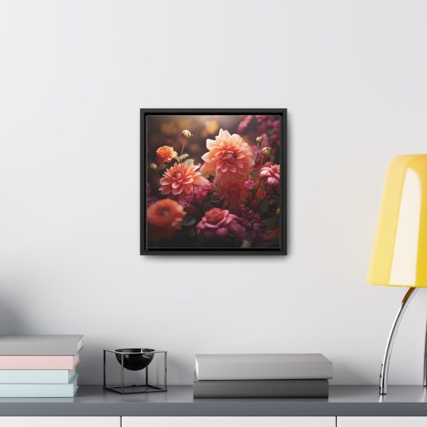 Bright Fantasy Floral 02 - Gallery Canvas Wraps, Square Frame - Image 29