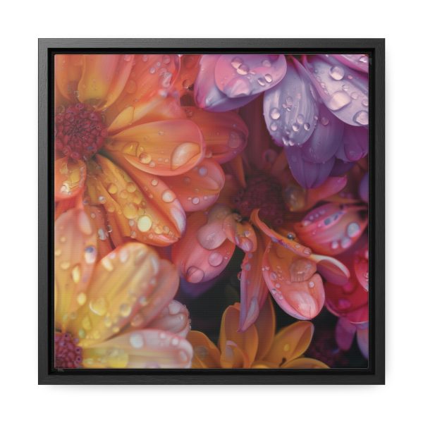 Bright Fantasy Floral 04 - Gallery Canvas Wraps, Square Frame - Image 26