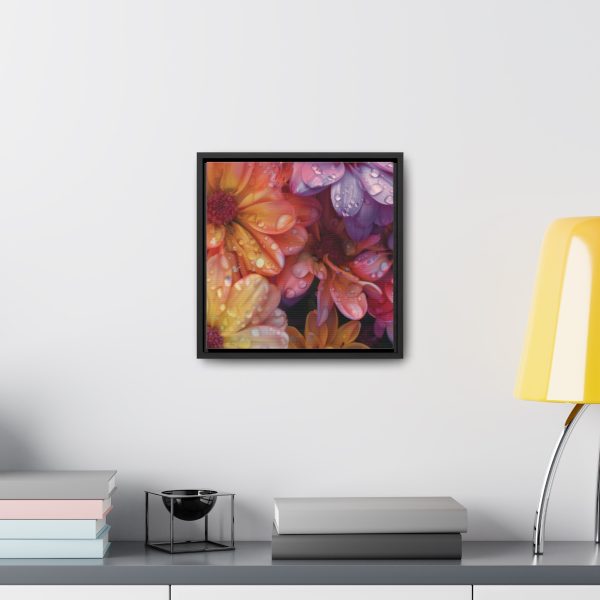 Bright Fantasy Floral 04 - Gallery Canvas Wraps, Square Frame - Image 29