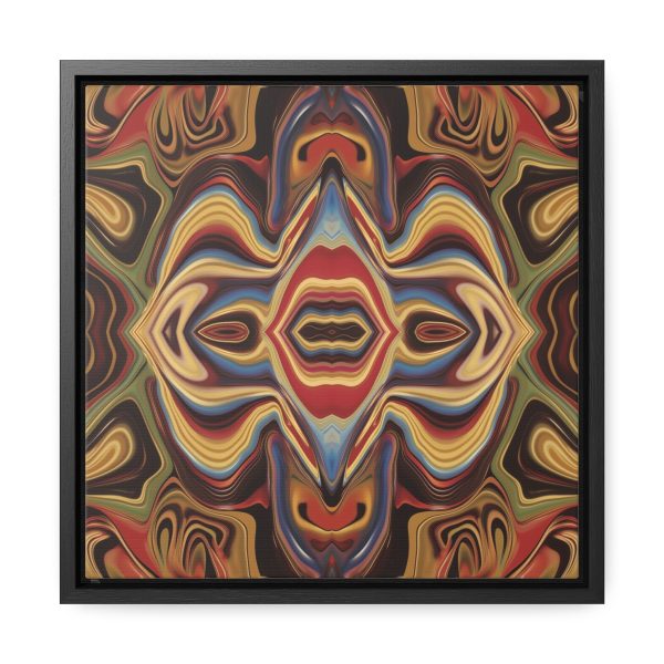 Lipnotic Kaleidoscope Background 03 - Gallery Canvas Wraps, Square Frame - Image 26