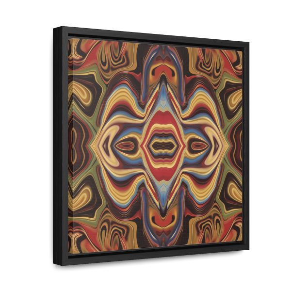 Lipnotic Kaleidoscope Background 03 - Gallery Canvas Wraps, Square Frame - Image 27