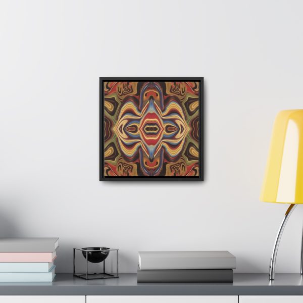 Lipnotic Kaleidoscope Background 03 - Gallery Canvas Wraps, Square Frame - Image 29