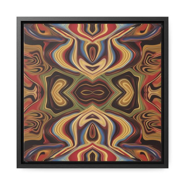 Lipnotic Kaleidoscope Background 04 - Gallery Canvas Wraps, Square Frame - Image 26