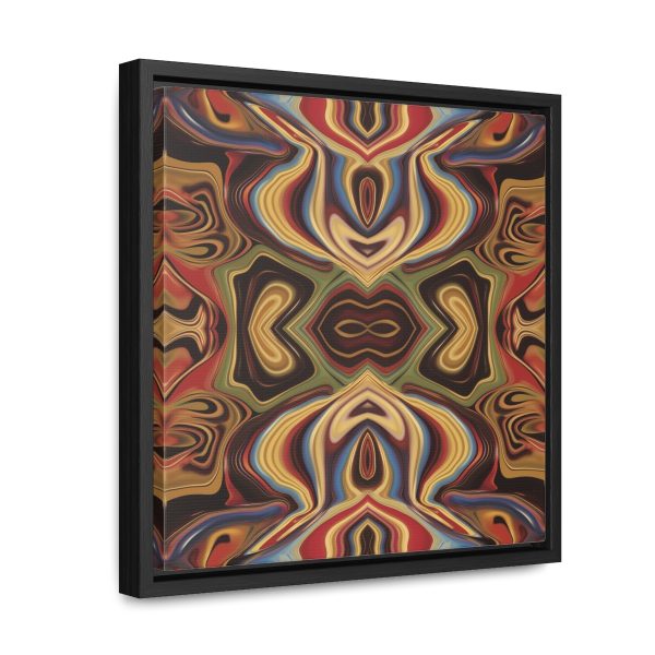 Lipnotic Kaleidoscope Background 04 - Gallery Canvas Wraps, Square Frame - Image 27