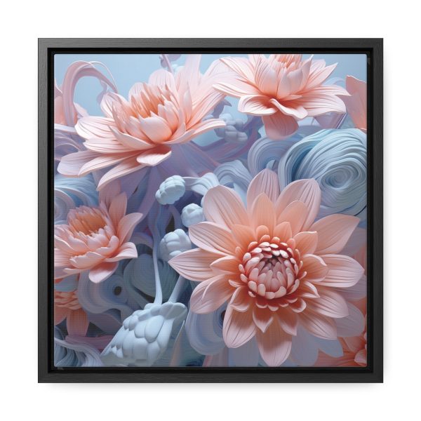 Foamy Floral Fusion 02 - Gallery Canvas Wraps, Square Frame - Image 26