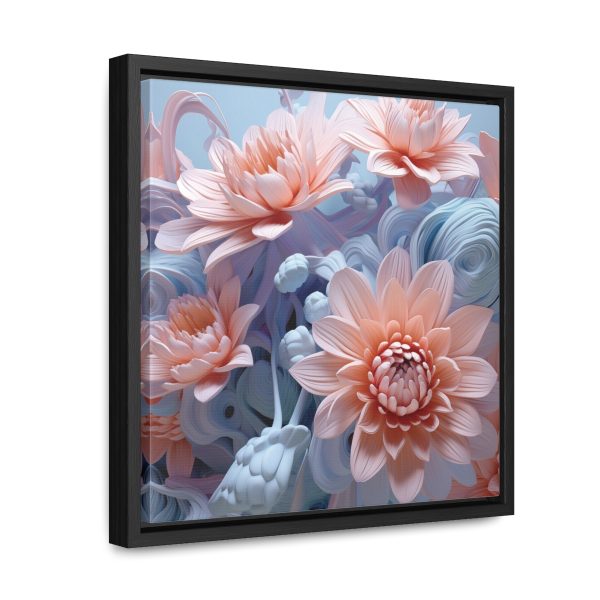 Foamy Floral Fusion 02 - Gallery Canvas Wraps, Square Frame - Image 27