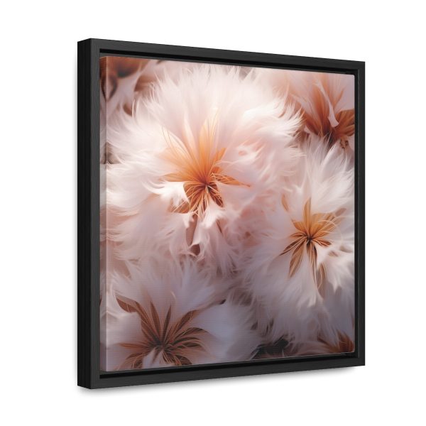 Soft Fantasy Feather Puffs - Gallery Canvas Wraps, Square Frame - Image 27