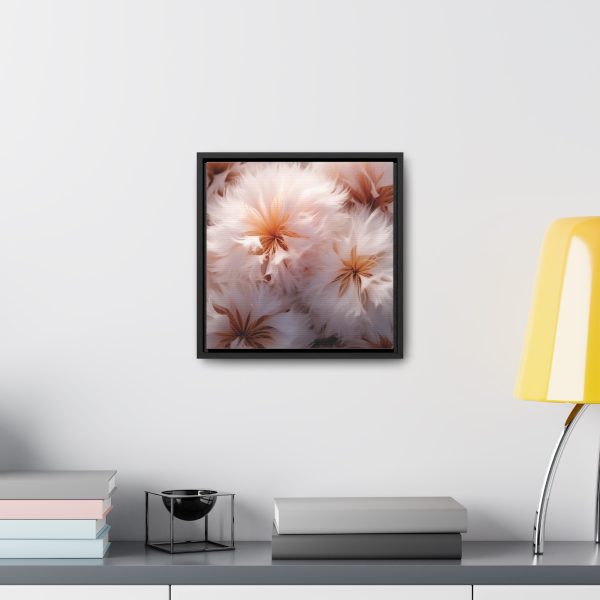 Soft Fantasy Feather Puffs - Gallery Canvas Wraps, Square Frame - Image 29