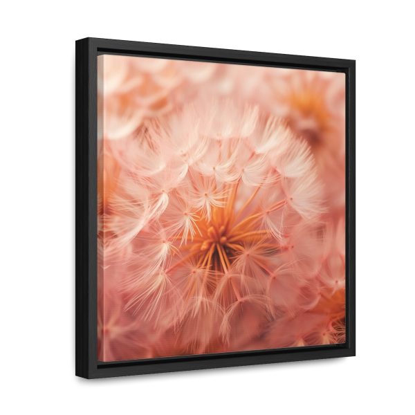 Lovely Fuzzy Fluff in Peach 01 - Gallery Canvas Wraps, Square Frame - Image 27