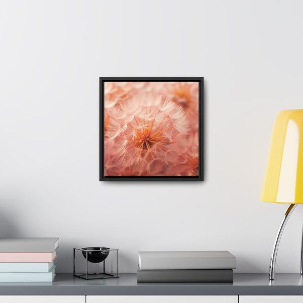 Lovely Fuzzy Fluff in Peach 01 - Gallery Canvas Wraps, Square Frame - Image 29