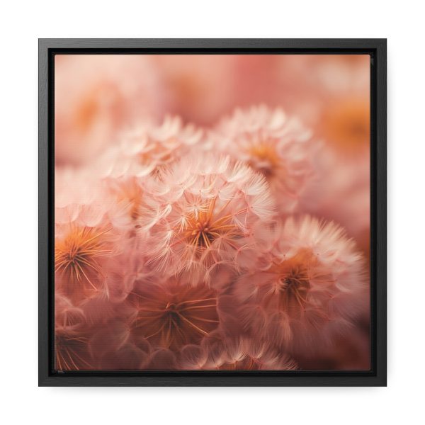 Lovely Fuzzy Fluff in Peach 02 - Gallery Canvas Wraps, Square Frame - Image 26