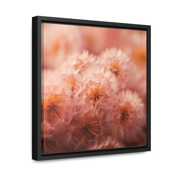 Lovely Fuzzy Fluff in Peach 02 - Gallery Canvas Wraps, Square Frame - Image 27