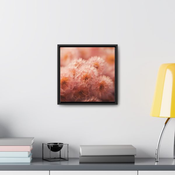 Lovely Fuzzy Fluff in Peach 02 - Gallery Canvas Wraps, Square Frame - Image 29