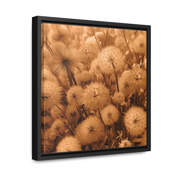 Dandelion Dream in Sunkissed Peach - Gallery Canvas Wraps, Square Frame - Image 27