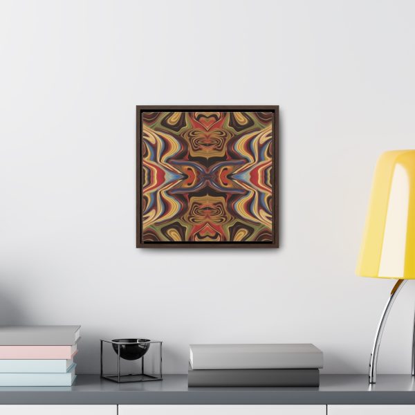 Lipnotic Kaleidoscope Background 01 - Gallery Canvas Wraps, Square Frame - Image 34