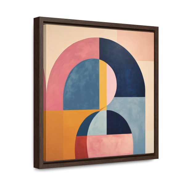 Soft Geometric Windows - Gallery Canvas Wraps, Square Frame - Image 32