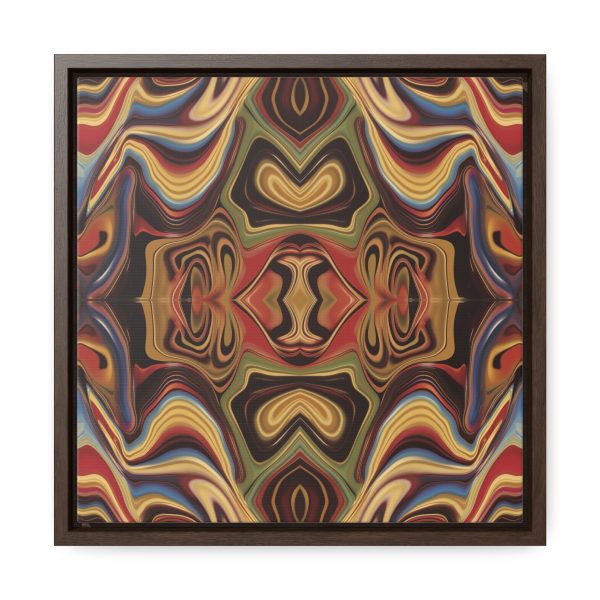 Lipnotic Kaleidoscope Background 02 - Gallery Canvas Wraps, Square Frame - Image 31