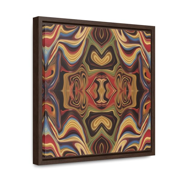 Lipnotic Kaleidoscope Background 02 - Gallery Canvas Wraps, Square Frame - Image 32