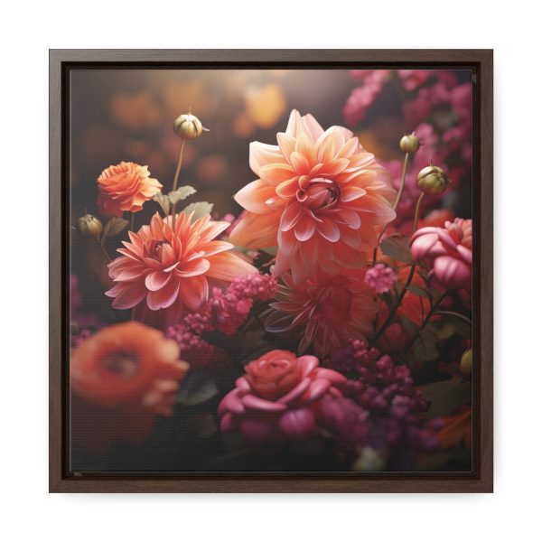 Bright Fantasy Floral 02 - Gallery Canvas Wraps, Square Frame - Image 31