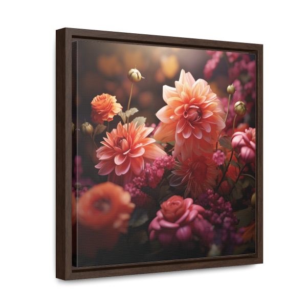 Bright Fantasy Floral 02 - Gallery Canvas Wraps, Square Frame - Image 32