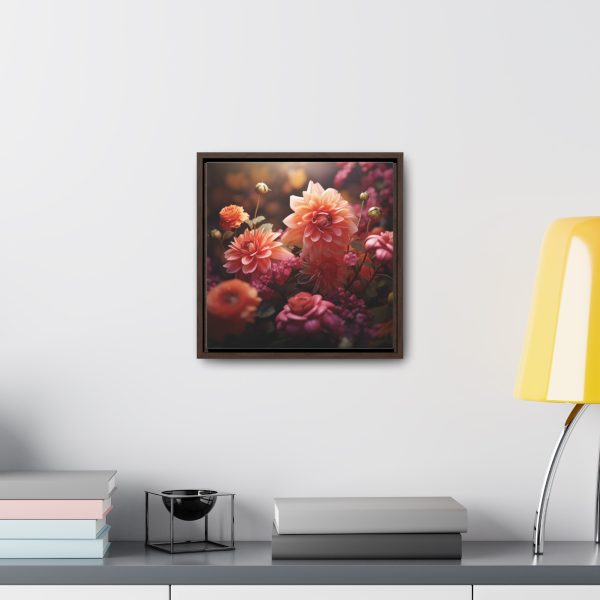 Bright Fantasy Floral 02 - Gallery Canvas Wraps, Square Frame - Image 34