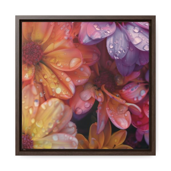 Bright Fantasy Floral 04 - Gallery Canvas Wraps, Square Frame - Image 31