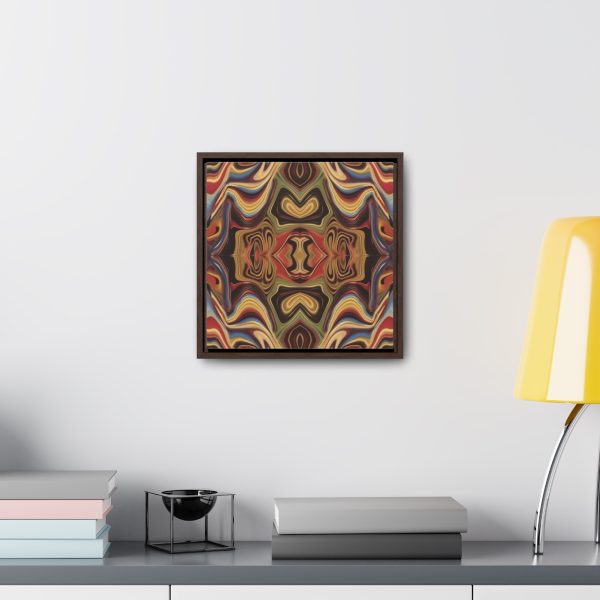 Lipnotic Kaleidoscope Background 02 - Gallery Canvas Wraps, Square Frame - Image 34