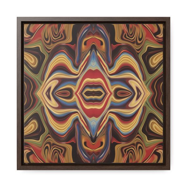 Lipnotic Kaleidoscope Background 03 - Gallery Canvas Wraps, Square Frame - Image 31