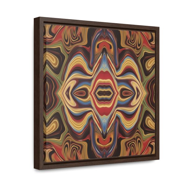 Lipnotic Kaleidoscope Background 03 - Gallery Canvas Wraps, Square Frame - Image 32