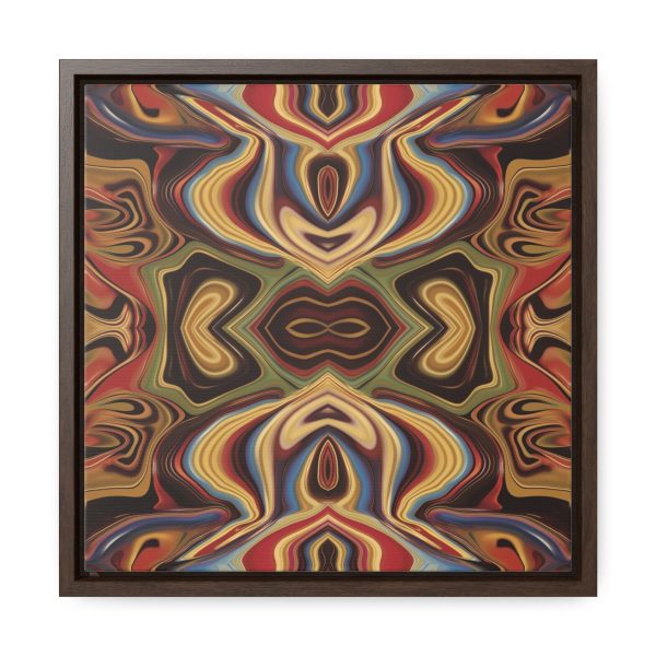 Lipnotic Kaleidoscope Background 04 - Gallery Canvas Wraps, Square Frame - Image 31