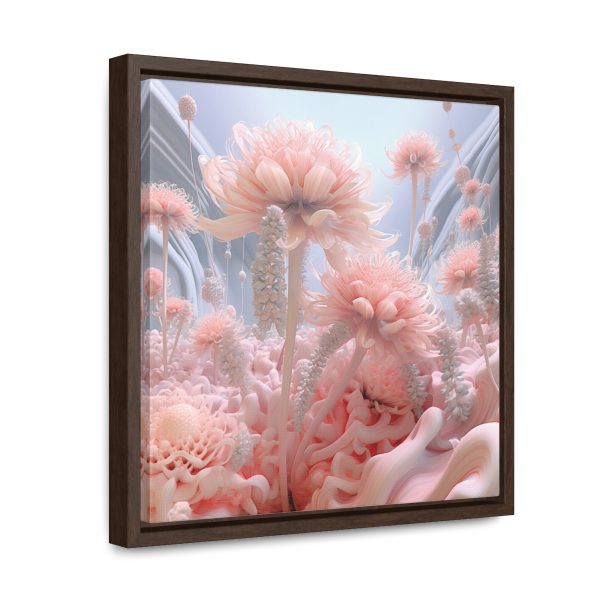 Foamy Floral Fusion 01 - Gallery Canvas Wraps, Square Frame - Image 32