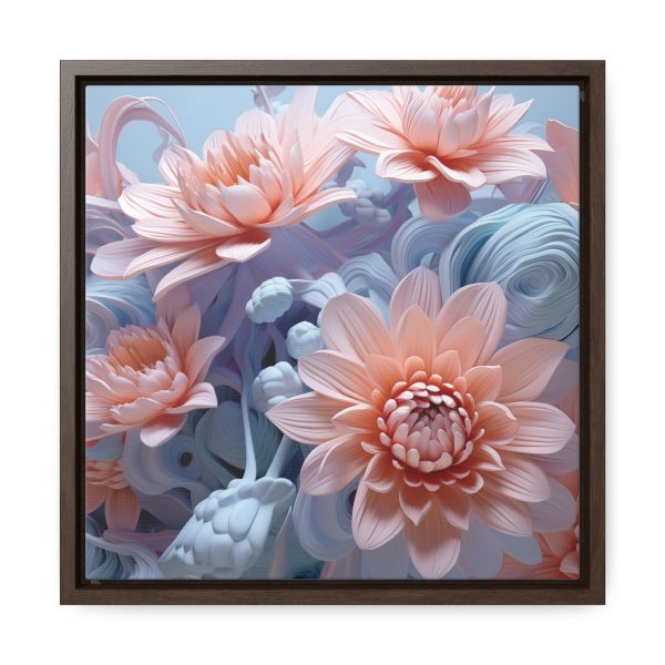 Foamy Floral Fusion 02 - Gallery Canvas Wraps, Square Frame - Image 31