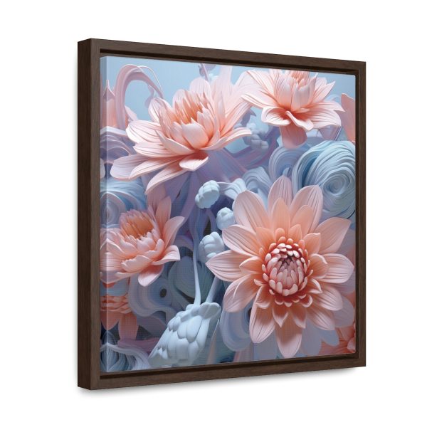 Foamy Floral Fusion 02 - Gallery Canvas Wraps, Square Frame - Image 32