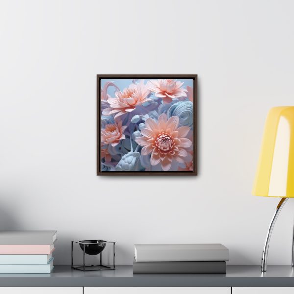 Foamy Floral Fusion 02 - Gallery Canvas Wraps, Square Frame - Image 34