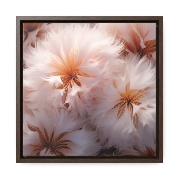 Soft Fantasy Feather Puffs - Gallery Canvas Wraps, Square Frame - Image 31