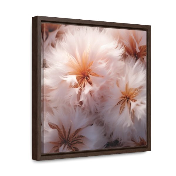 Soft Fantasy Feather Puffs - Gallery Canvas Wraps, Square Frame - Image 32