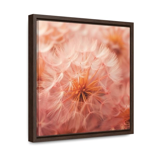 Lovely Fuzzy Fluff in Peach 01 - Gallery Canvas Wraps, Square Frame - Image 32